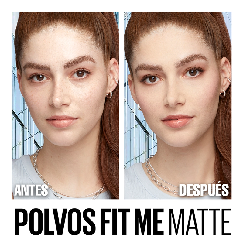POLVOS COMPACTOS MAYBELLINE NY MATE Y SIN POROS BUFF BEIGE - 4