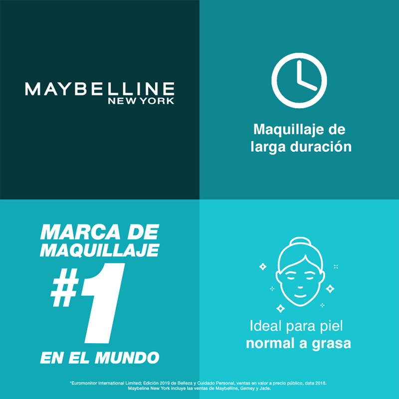 POLVOS COMPACTOS MAYBELLINE NY MATE Y SIN POROS BUFF BEIGE - 6