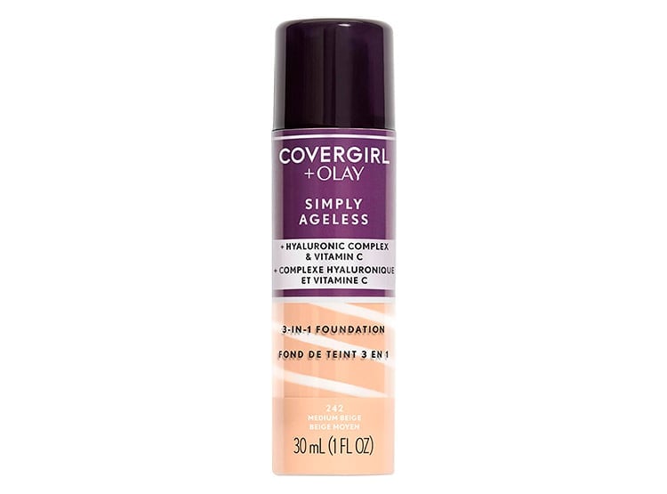 BASE COVERGIRL + OLEY SIMPLY AGELESS 3N1 MEDIUM BEIGE - 1