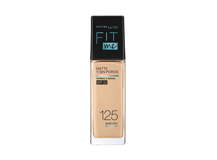 BASE MAYBELLINE LÍQUIDA NY FIT ME MATE Y SIN POROS NUDE BEIGE 125 30ML - 1