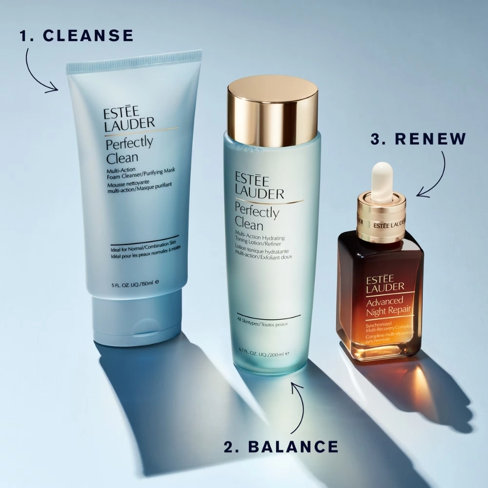TRATAMIENTO FACIAL ESTEE LAUDER PERFECTLY CLEAN MULTI ACTION TONING LOTION/REFINER 200 ML - 2