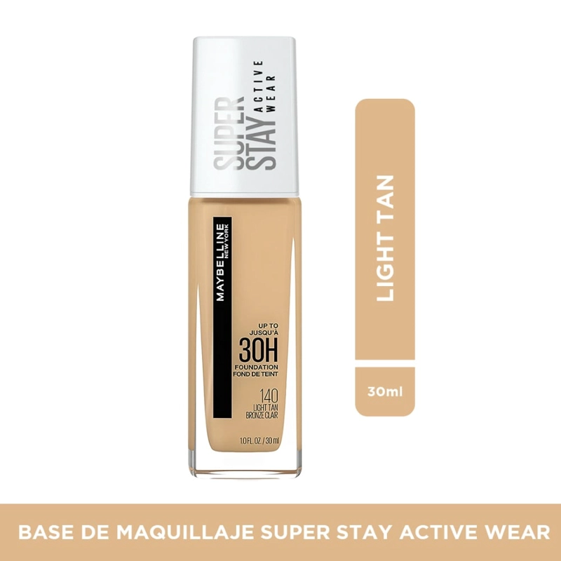 BASE MAYBELLINE NEW YORK FULL COVERAGE FOUNDATION LIGHT TAN 30ML - 1