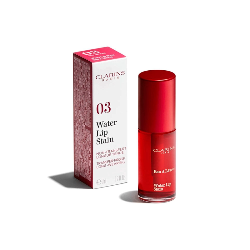 LABIAL CLARINS Water Lip Starin 03 Water Red - 6