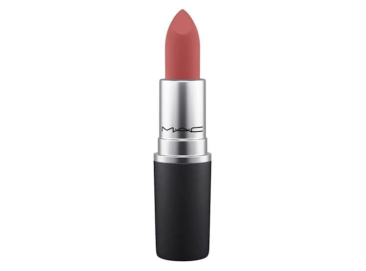 LABIAL MAC POWDER KISS LIPSTICK BRICKTHROUGH - 1