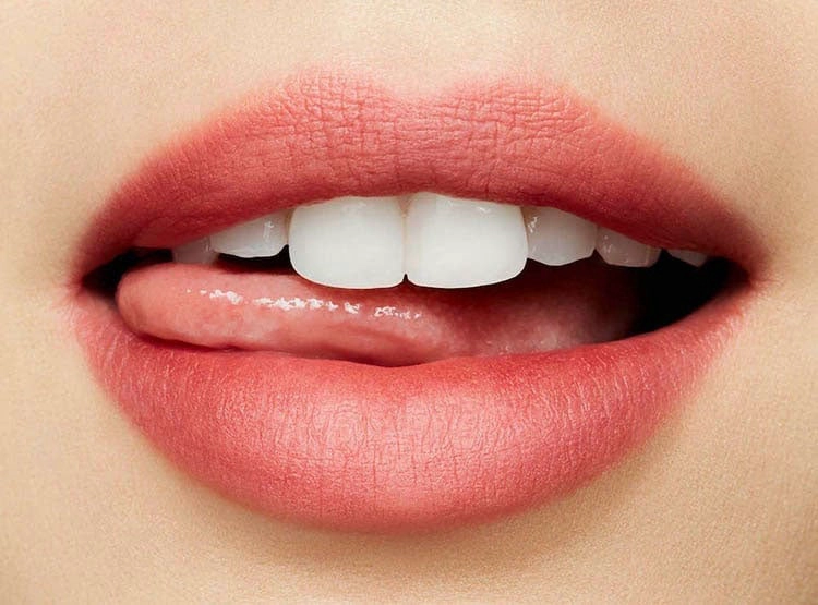 LABIAL MAC POWDER KISS LIPSTICK BRICKTHROUGH - 3