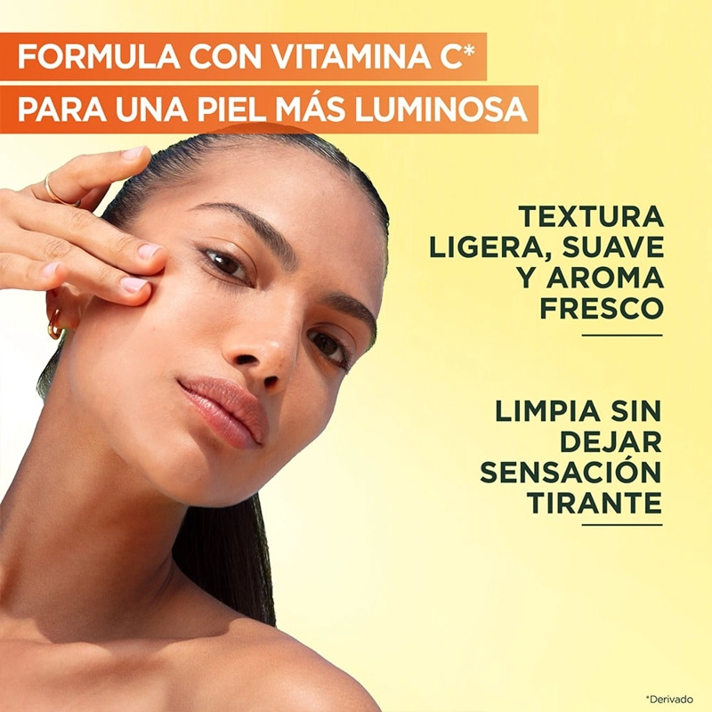 GEL LIMPIADOR GARNIER EXPRESS ACLARA VITAMINA C 150 ML - 4