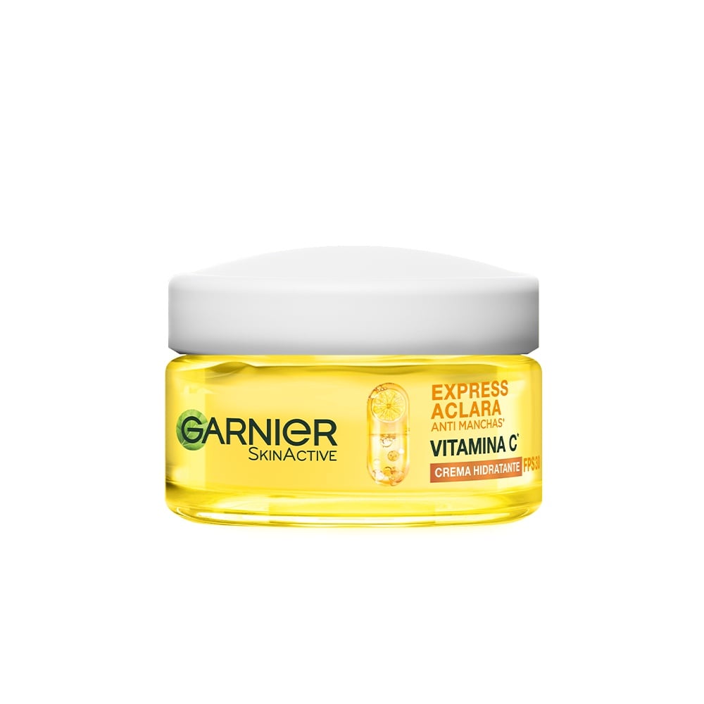 CREMA FACIAL GARNIER ANTIMANCHAS EXPRESS ACLARA VITAMINA C 50 ML - 1