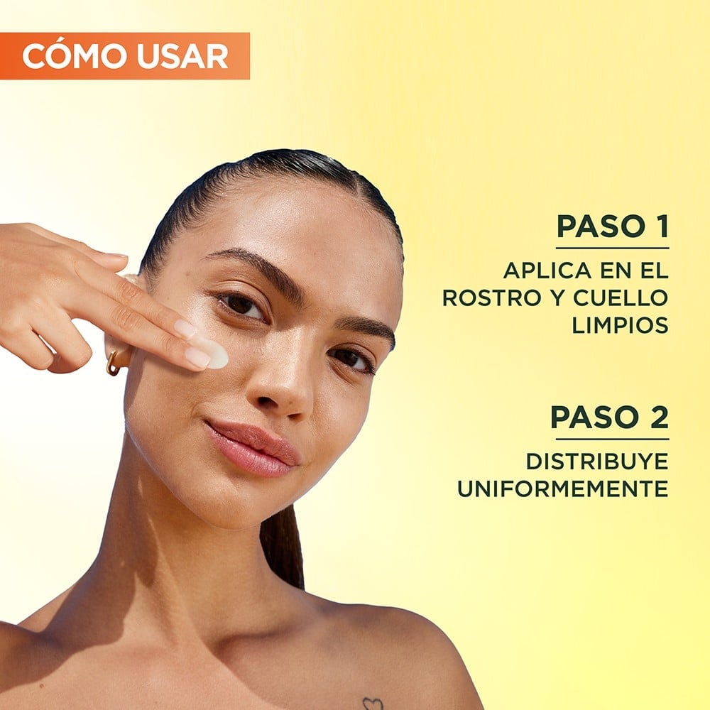 CREMA FACIAL GARNIER ANTIMANCHAS EXPRESS ACLARA VITAMINA C 50 ML - 10