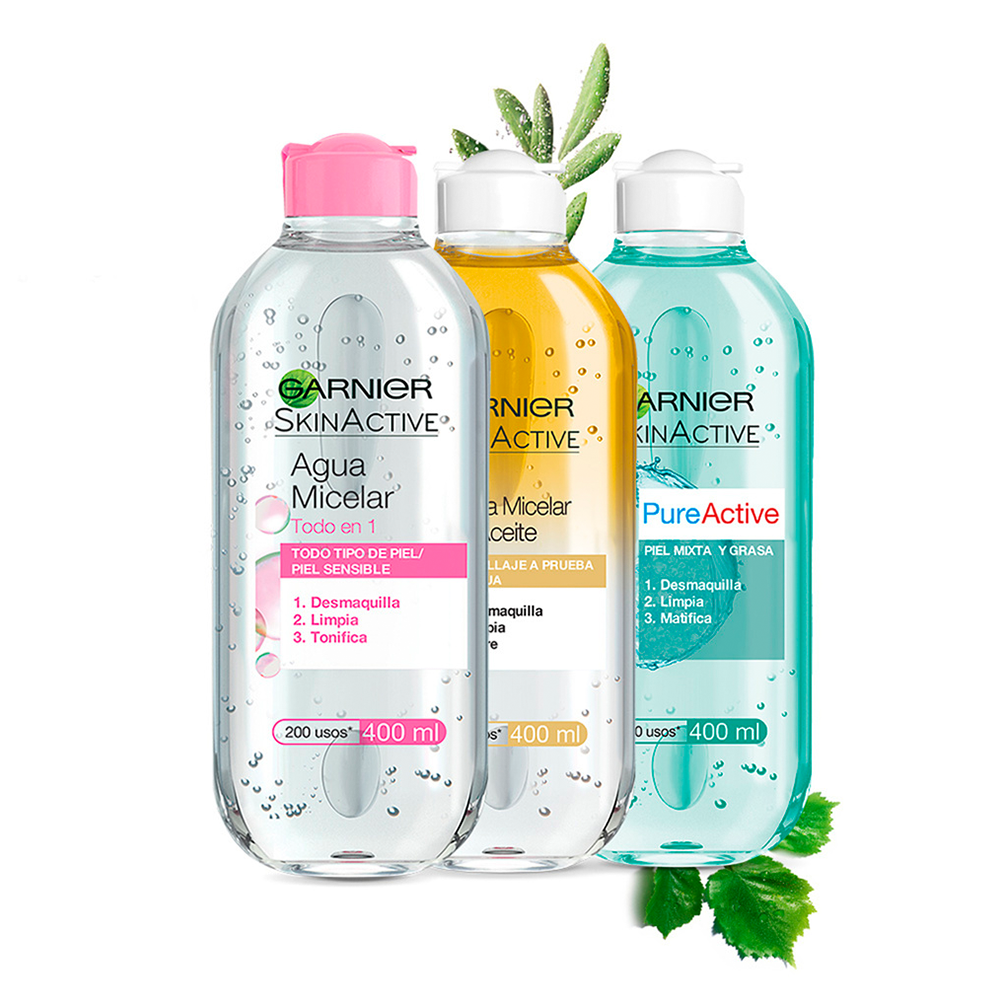 AGUA MICELAR GARNIER BIFÁSICA 400 ML - 6