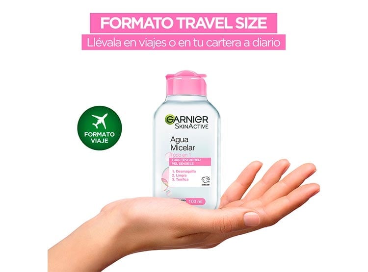 AGUA MICELAR GARNIER TODO EN 1 100 ML - 2