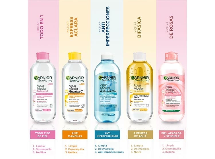 AGUA MICELAR GARNIER TODO EN 1 100 ML - 6