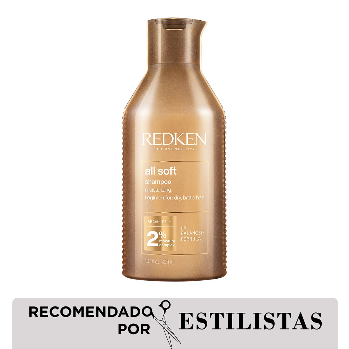 SHAMPOO PARA CABELLO SECO ALL SOFT 300ML - 1
