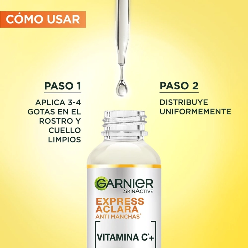 SÉRUM GARNIER SERUM ANTIMANCHAS EXPRESS ACLARA VITAMINA C 30 ML - 7