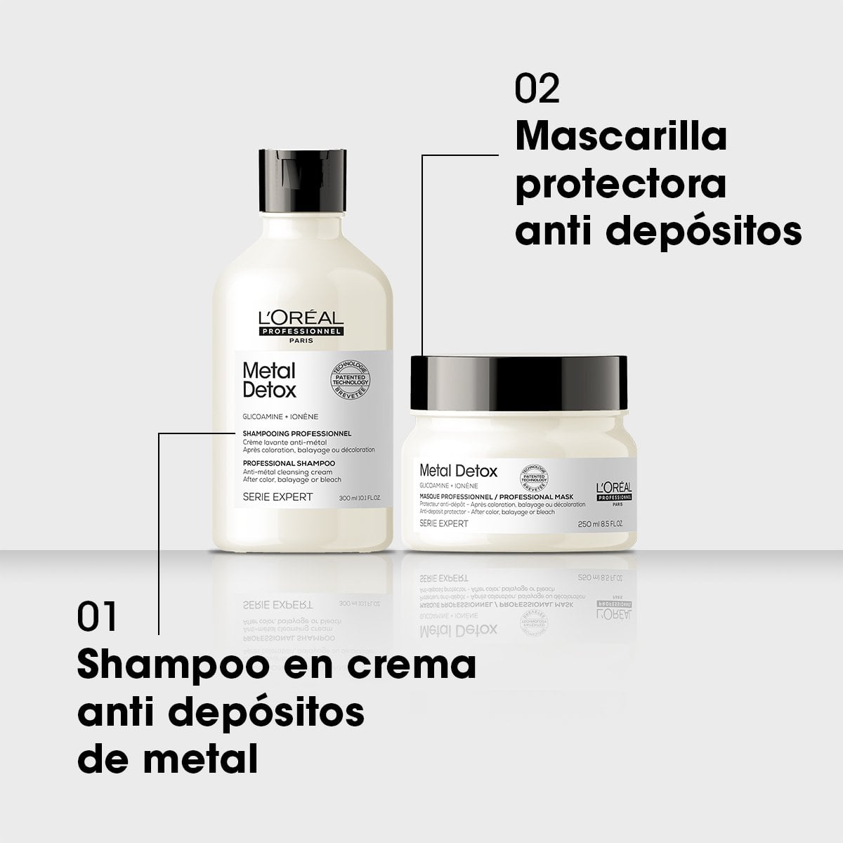 MASCARILLA NEUTRALIZANTE DE METALES METAL DETOX 250ML - 3