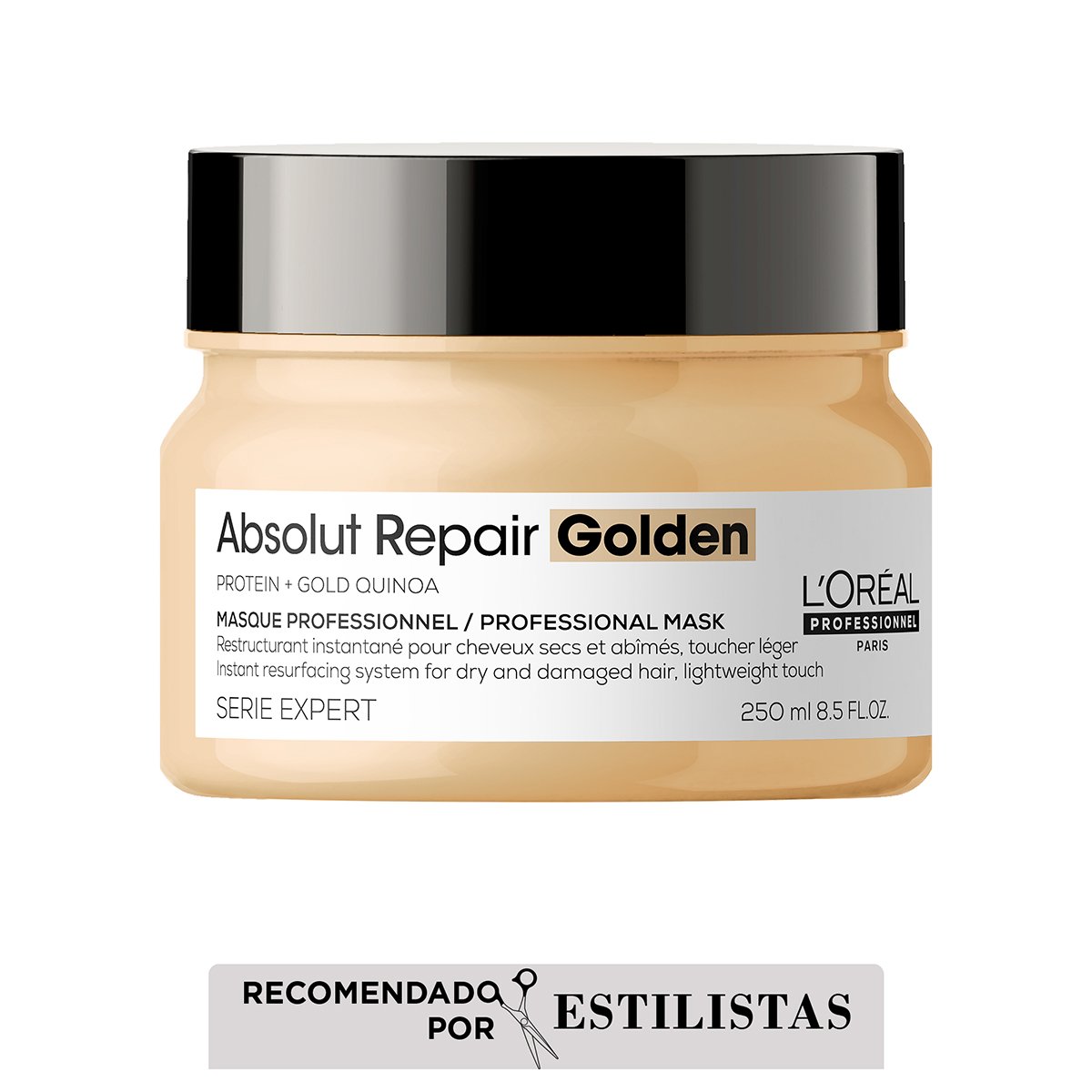 MASCARILLA PARA CABELLO LIGERAMENTE DAÑADO ABSOLUT REPAIR 250ML - 1