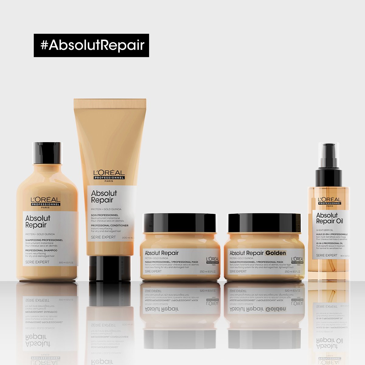 MASCARILLA PARA CABELLO LIGERAMENTE DAÑADO ABSOLUT REPAIR 250ML - 6