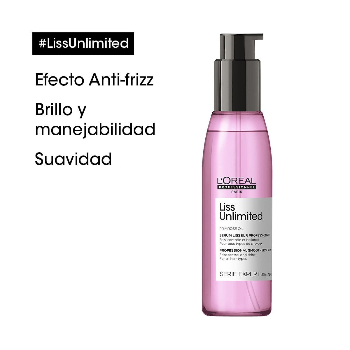 SERUM PARA CABELLO CON FRIZZ LISS UNLIMITED 125ML - 4