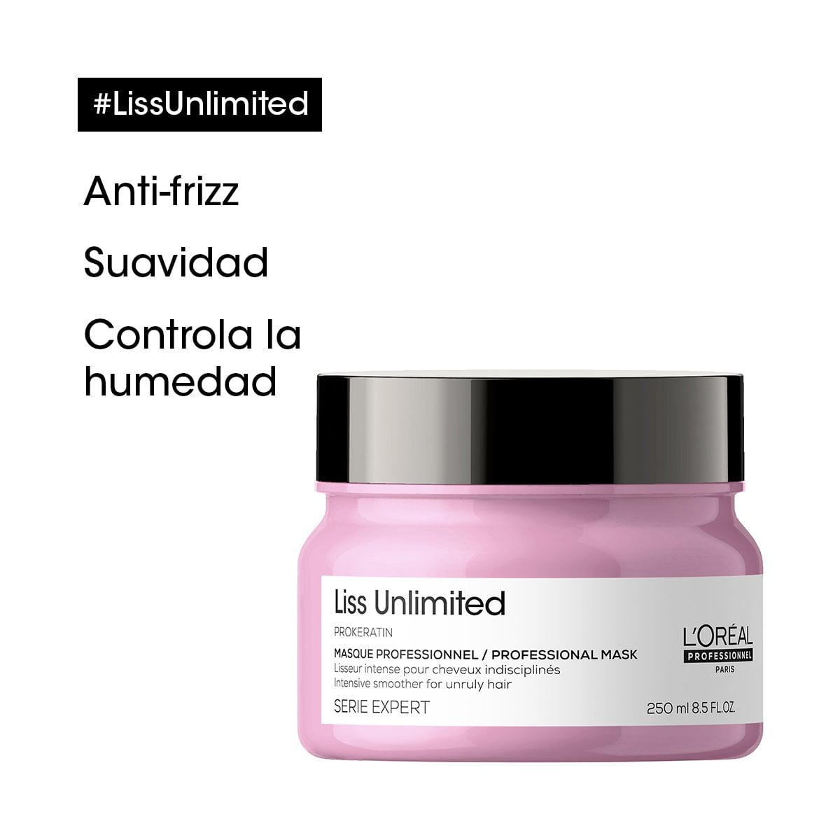 MASCARILLA PARA CABELLO CON FRIZZ LISS UNLIMITED 250ML - 3