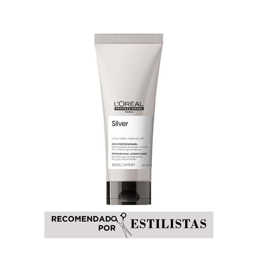 ACONDICIONADOR PARA CABELLOS BLANCOS O GRISES SILVER 200ML - 1