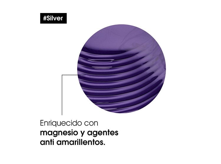 ACONDICIONADOR PARA CABELLOS BLANCOS O GRISES SILVER 200ML - 3