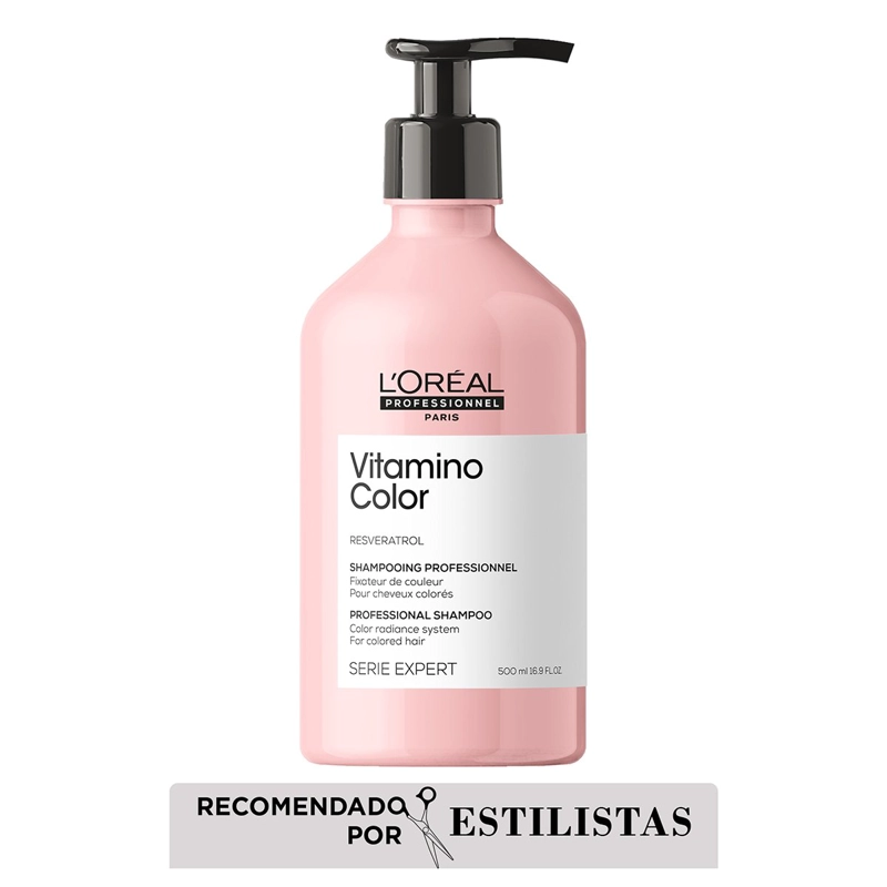 SHAMPOO LOREAL PROFESSIONNEL XL PROFESSIONNEL VITAMINO COLOR CABELLO CON COLOR 500 ML - 1
