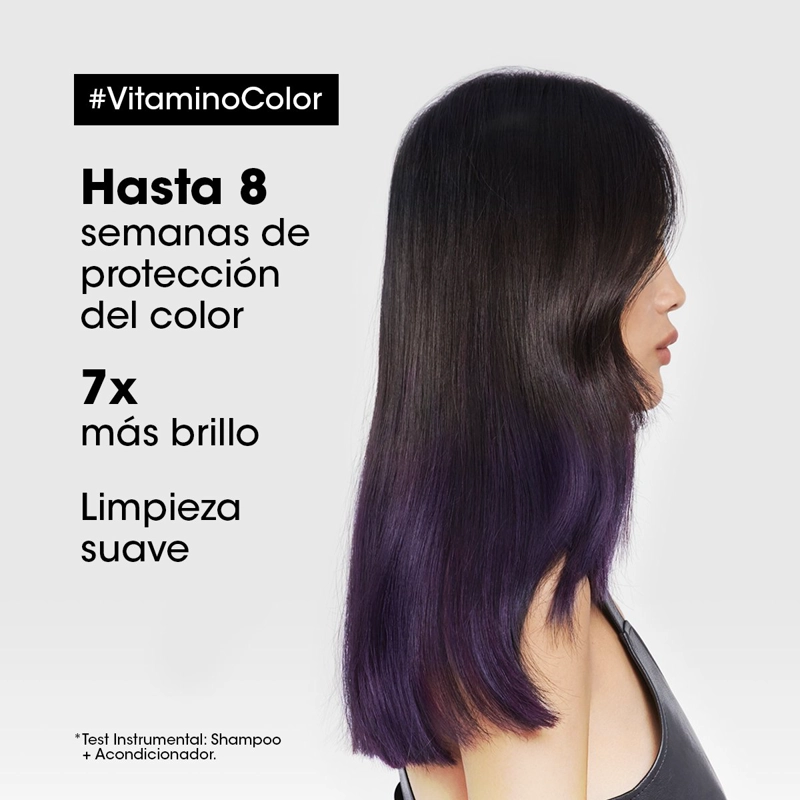 SHAMPOO LOREAL PROFESSIONNEL XL PROFESSIONNEL VITAMINO COLOR CABELLO CON COLOR 500 ML - 4