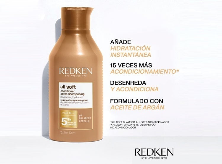ACONDICIONADOR REDKEN P1996700 XL ALL SOFT CABELLO SECO - 2