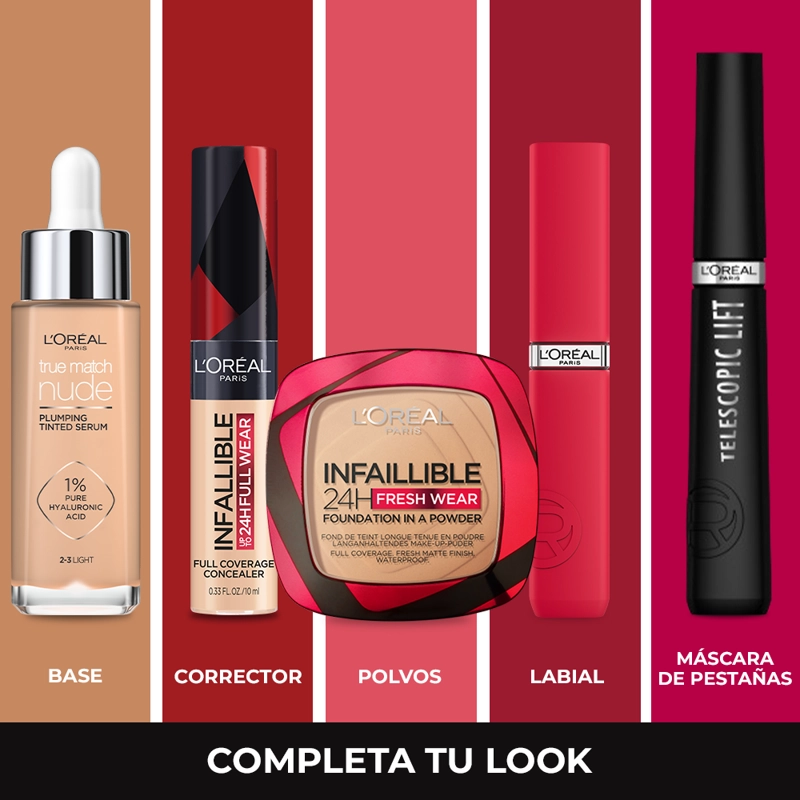 BASE LOREAL PARIS EN POLVO INFALLIBLE 24H FRESH WEAR RADIANT SAND 30ML - 7