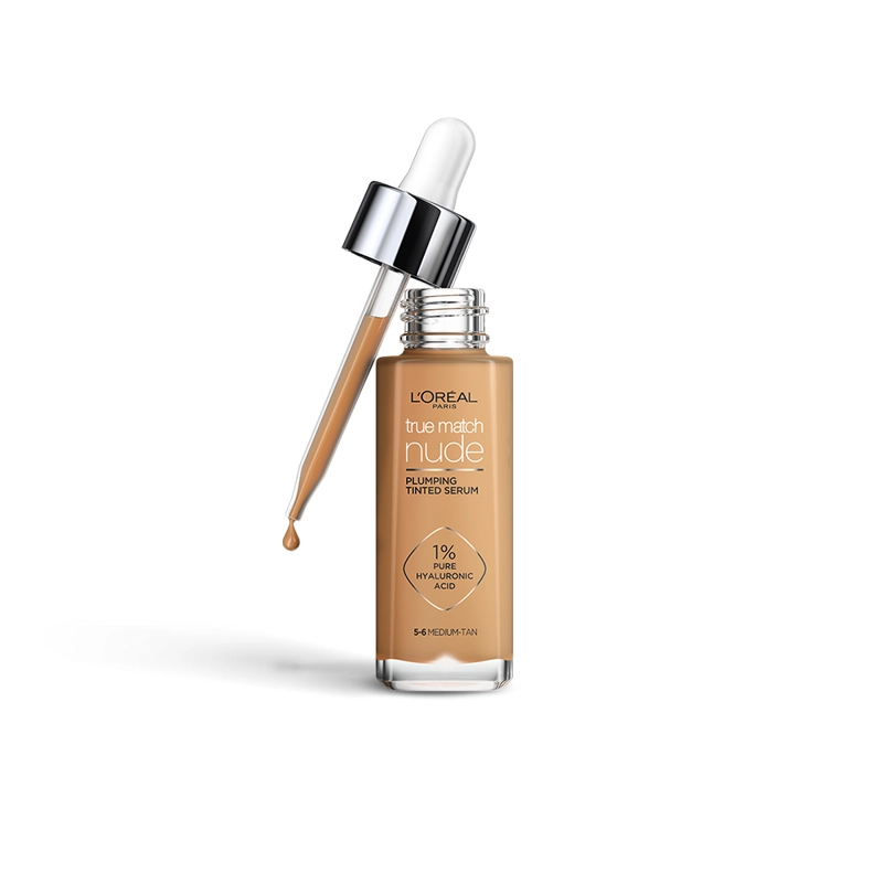 BASE LOREAL PARIS TRUE MATCH TINTED SERUM 5-6 MEDIUM TAN 30ML - 2
