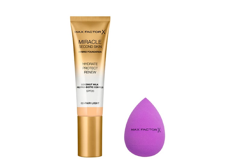 BASE MAX FACTOR MIRACLE SECOND SKIN FAIR LIGHT - 1