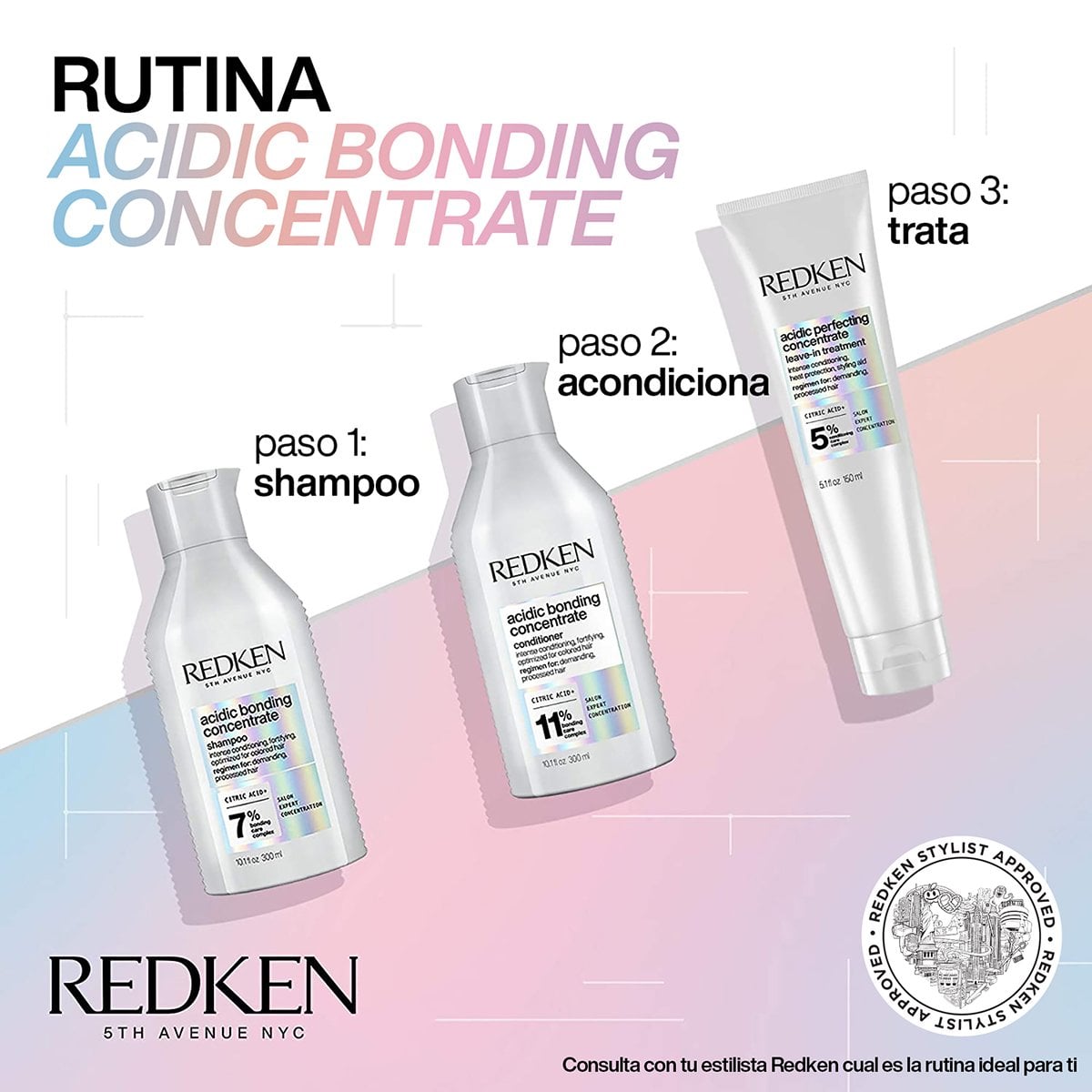 ACONDICIONADOR PARA CABELLO DAÑADO ACIDIC BONDING CONCENTRATE 300ML - 6