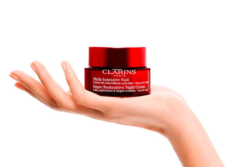 CREMA FACIAL CLARINS DE NOCHE SUPER RESTORATIVE PARA PIEL SECA 50 ML - 4