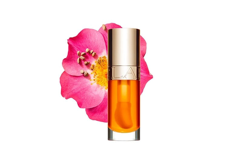 BRILLO LABIAL CLARINS LIP COMFORT OIL 01 HONEY - 2
