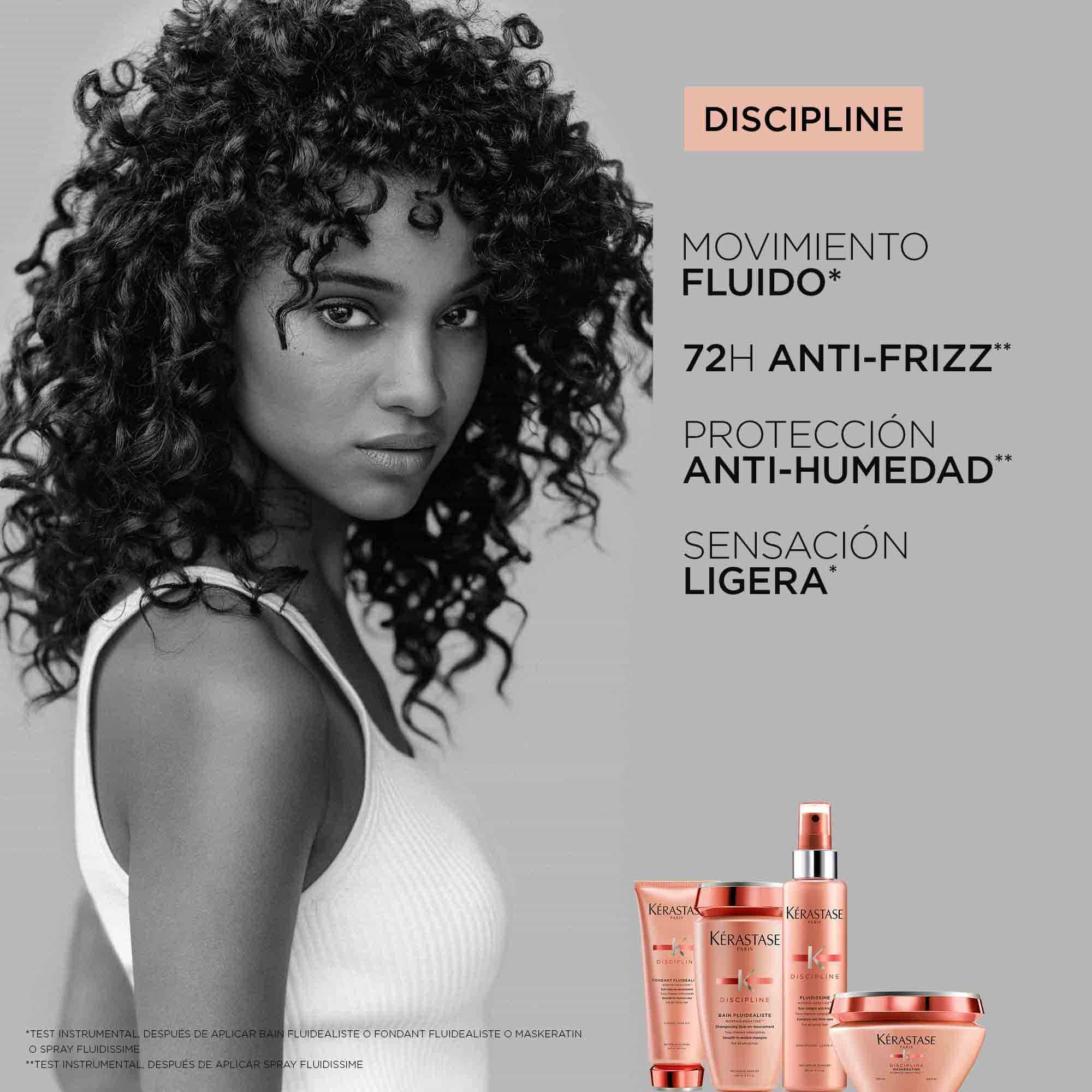 MASCARILLA PARA CABELLO CON FRIZZ MASKERATINE DISCIPLINE 200ML - 3