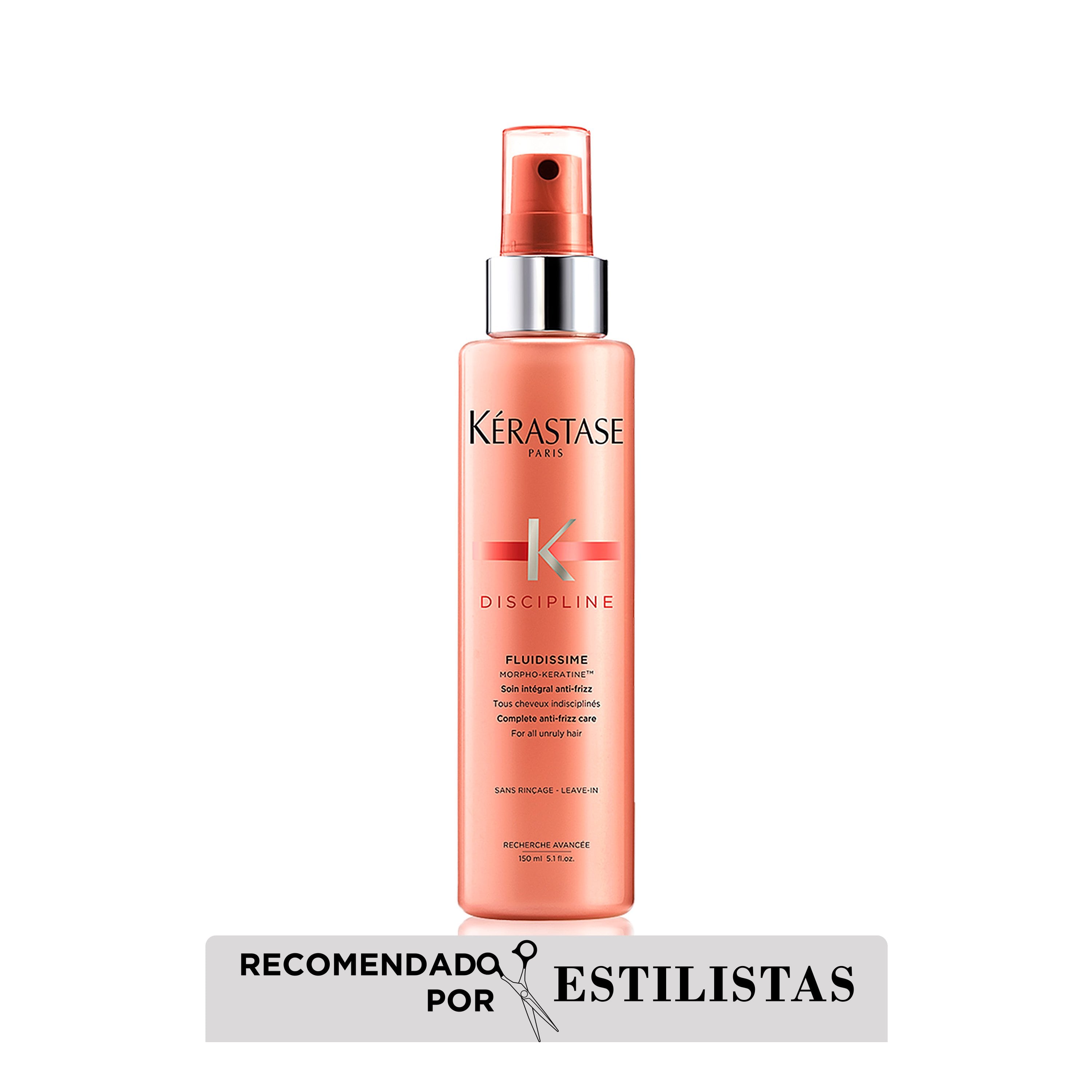 PROTECTOR TÉRMICO PARA CABELLO CON FRIZZ SPRAY FLUIDISSIME 150ML - 1