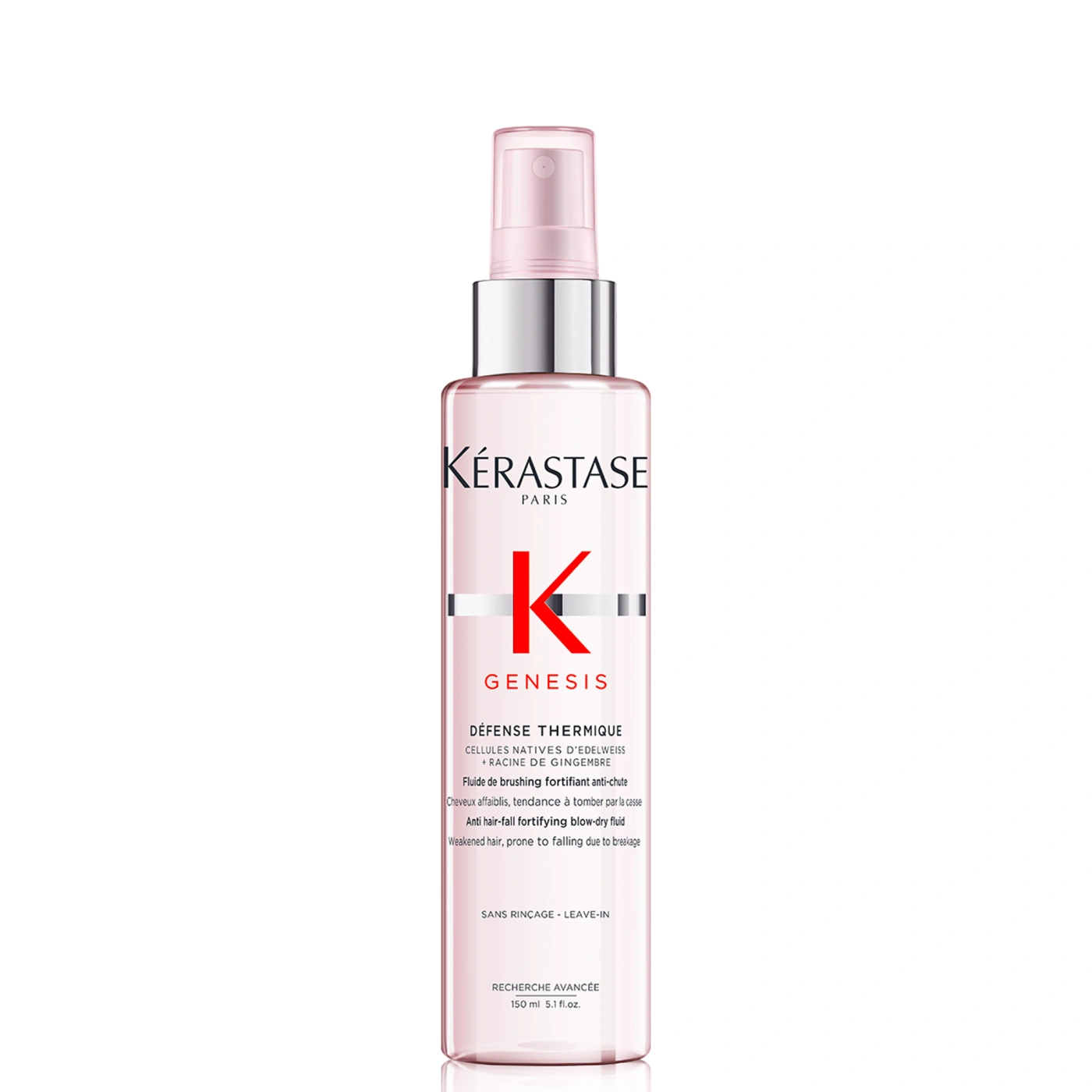 PROTECTOR TÉRMICO PARA CABELLO CON TENDENCIA A LA CAÍDA POR ROTURA DEL CEPILLADO DÉFENSE THERMIQUE GENESIS 150ML - 1