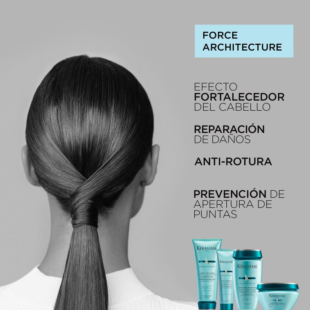 ACONDICIONADOR RECONSTRUCTOR PARA CABELLO DÉBIL CIMENT ANTIUSURE RESISTANCE 200ML - 4