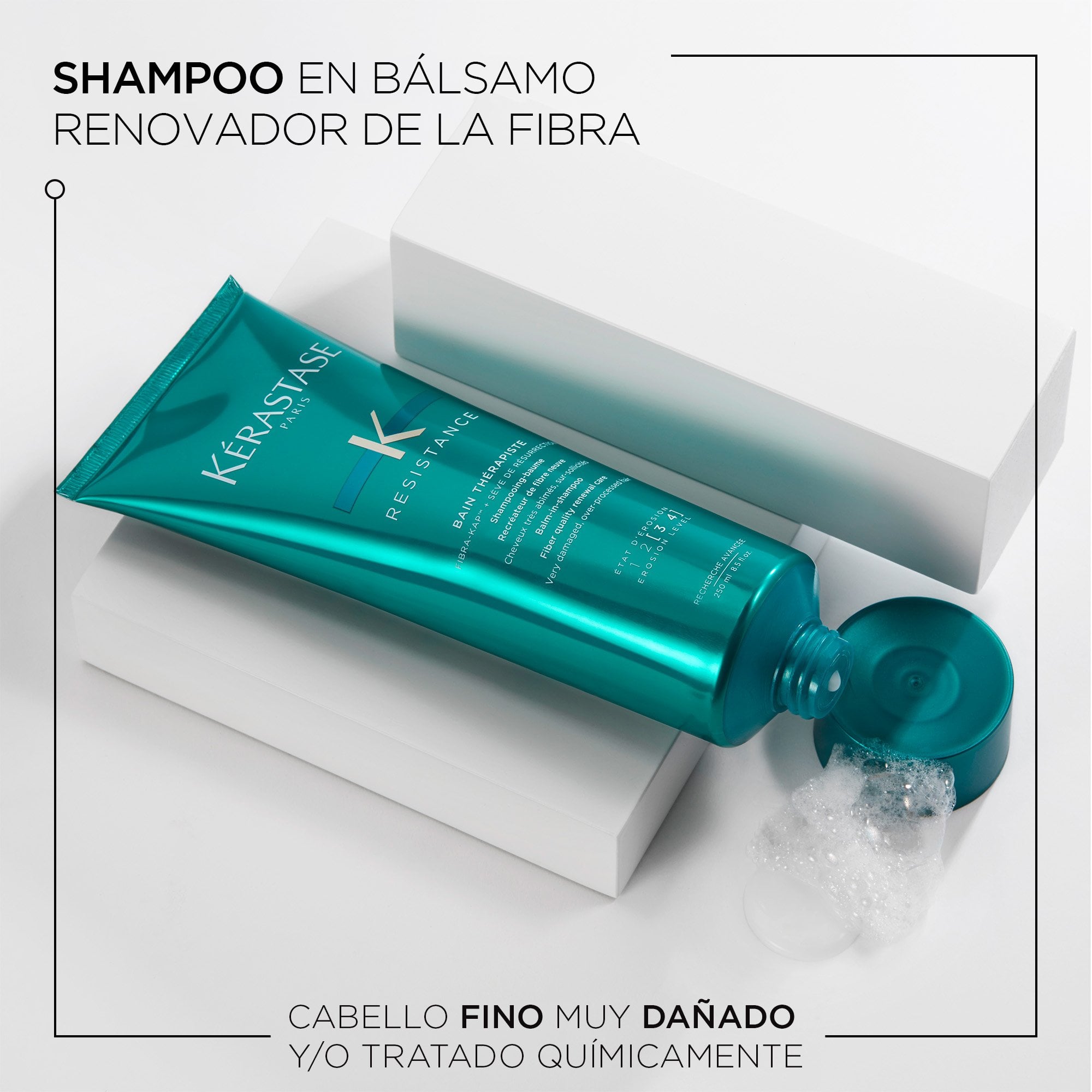 SHAMPOO REPARADOR BAIN THÉRAPISTE RESISTANCE 250ML - 2