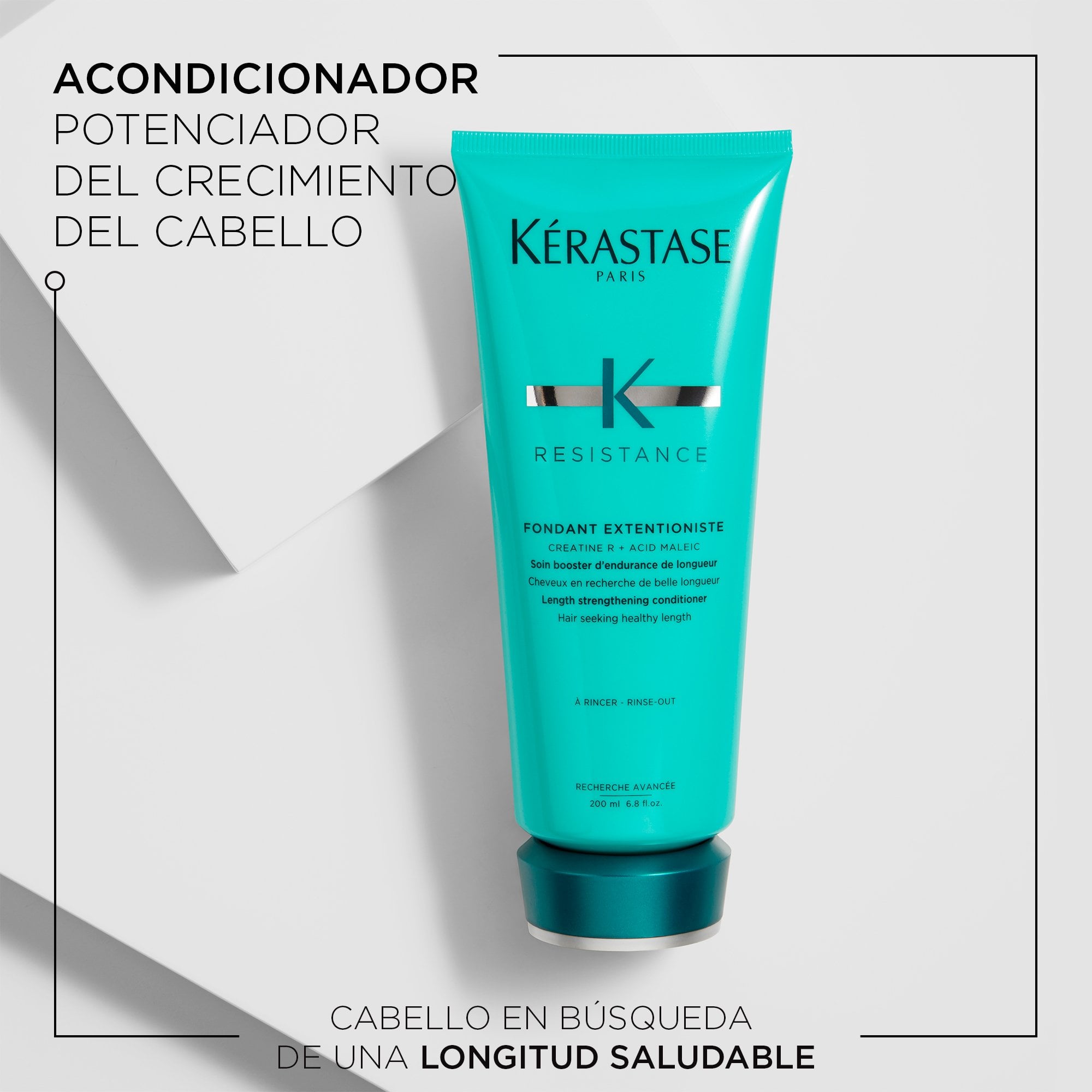 ACONDICIONADOR PARA LARGOS FORTALECIDOS FONDANT EXTENTIONISTE 200ML - 2