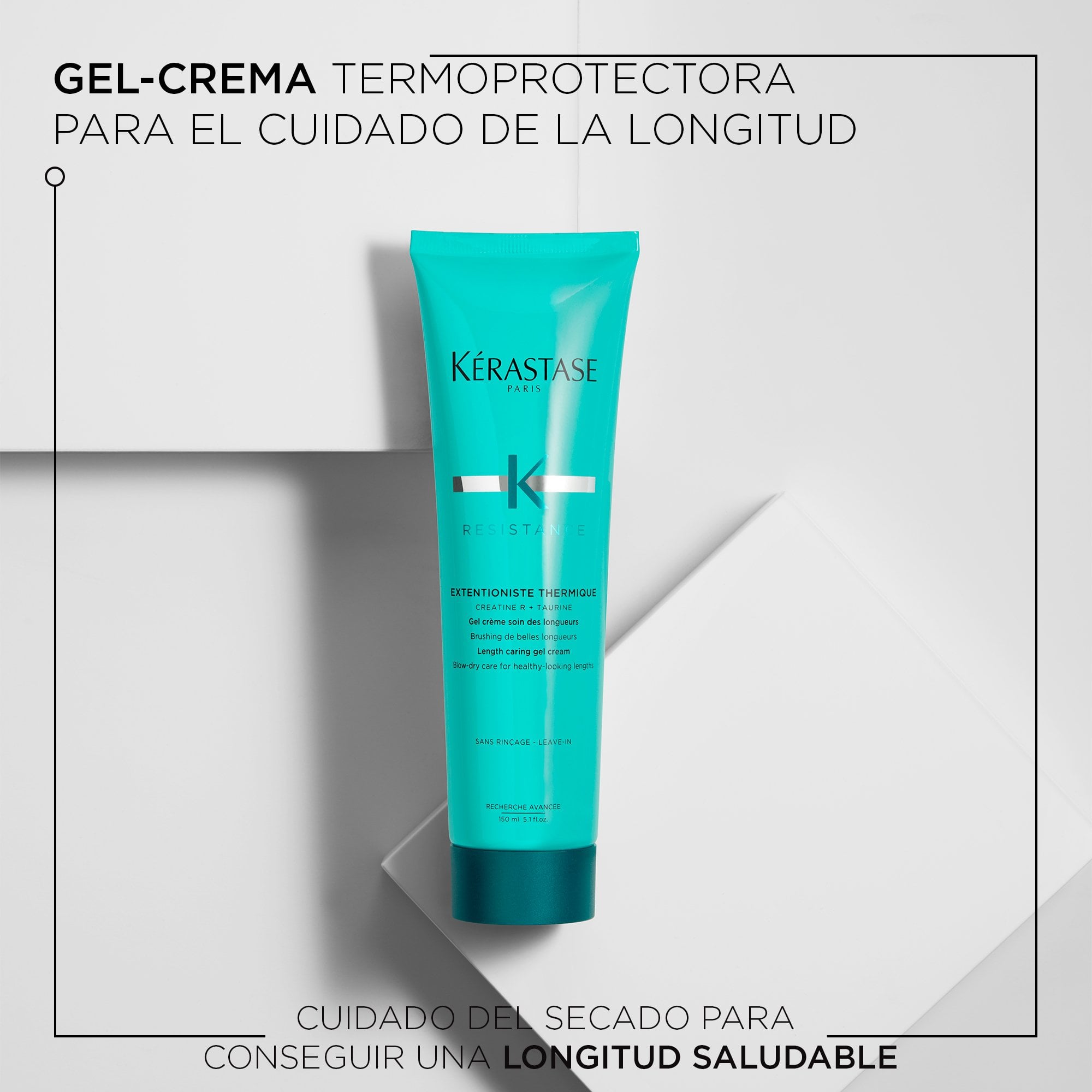 PROTECTOR TÉRMICO PARA CABELLO DAÑADO EXTENTIONISTE THERMIQUE RESISTANCE 150ML - 2