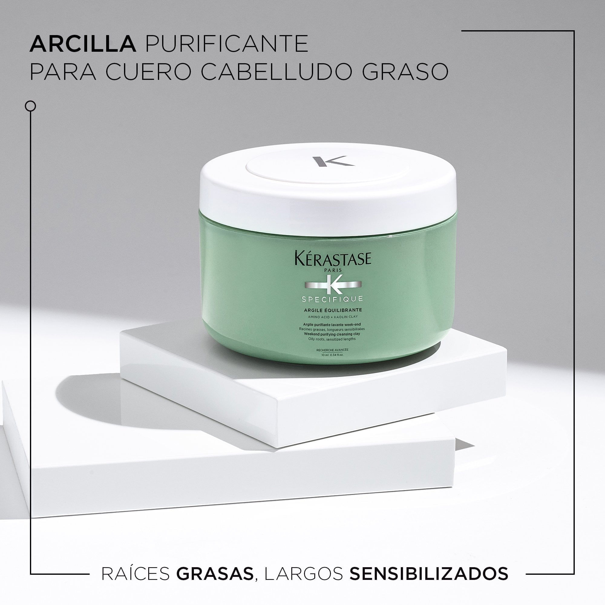 ARCILLA PURIFICANTE PARA RAÍCES GRASAS ARGILE EQUILIBRANTE SPÉCIFIQUE 250ML - 2