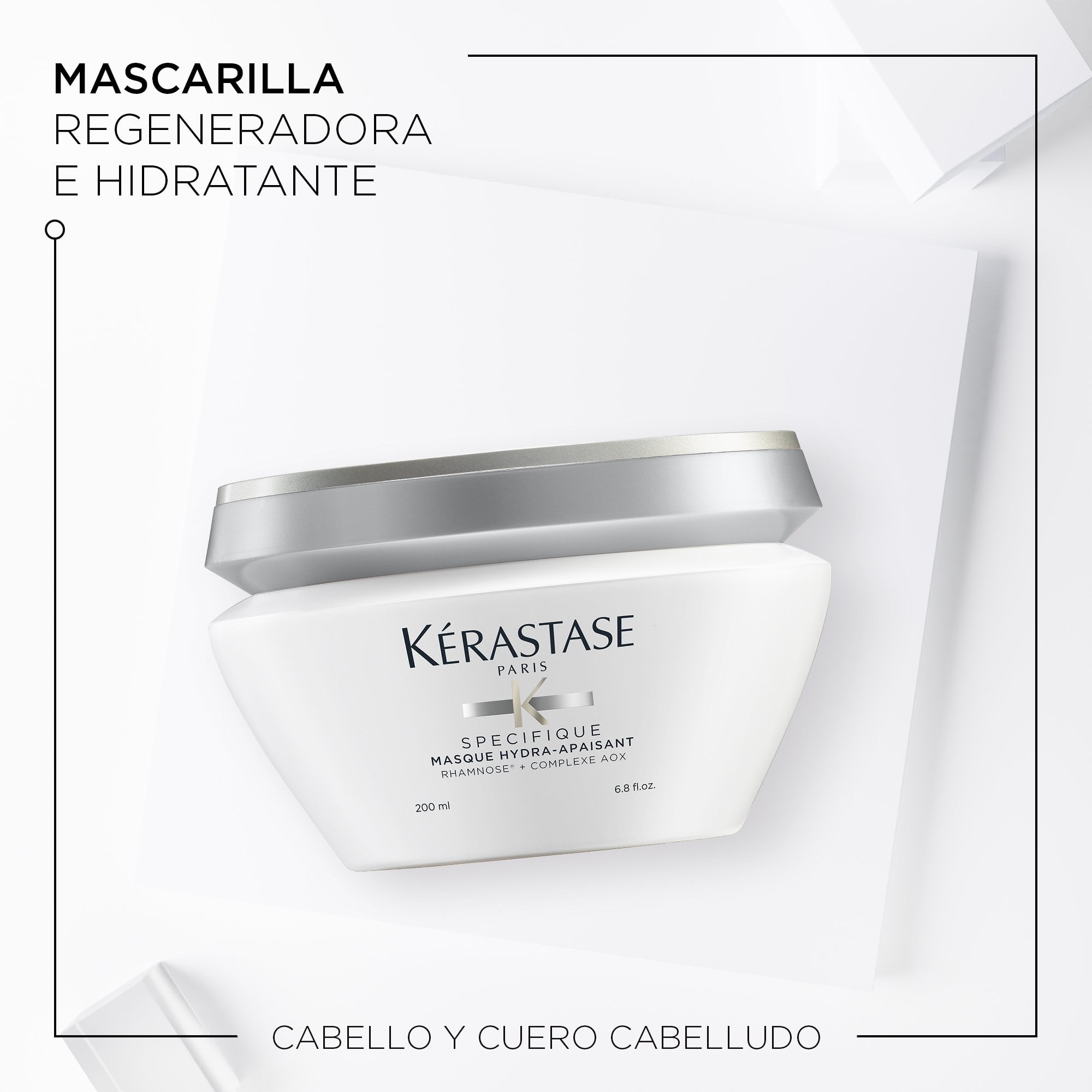 MASCARILLA PARA CABELLOS SENSIBLES MASQUE RÉHYDRATANT SPÉCIFIQUE 200ML - 2