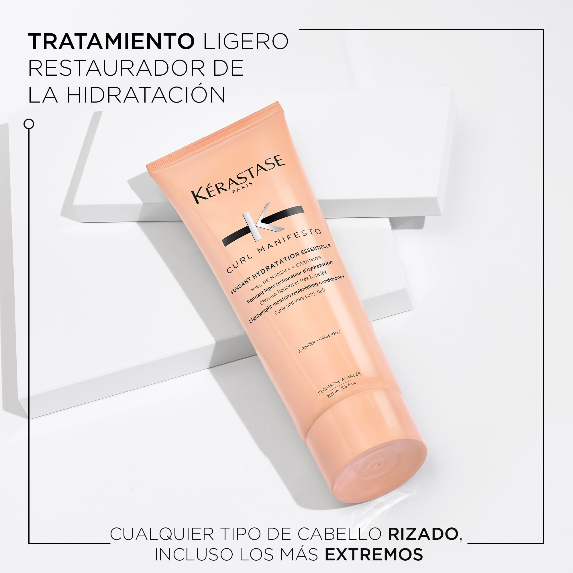 ACONDICIONADOR PARA RULOS FONDANT HYDRATATION ESSENTIELLE CURL MANIFESTO 250ML - 2