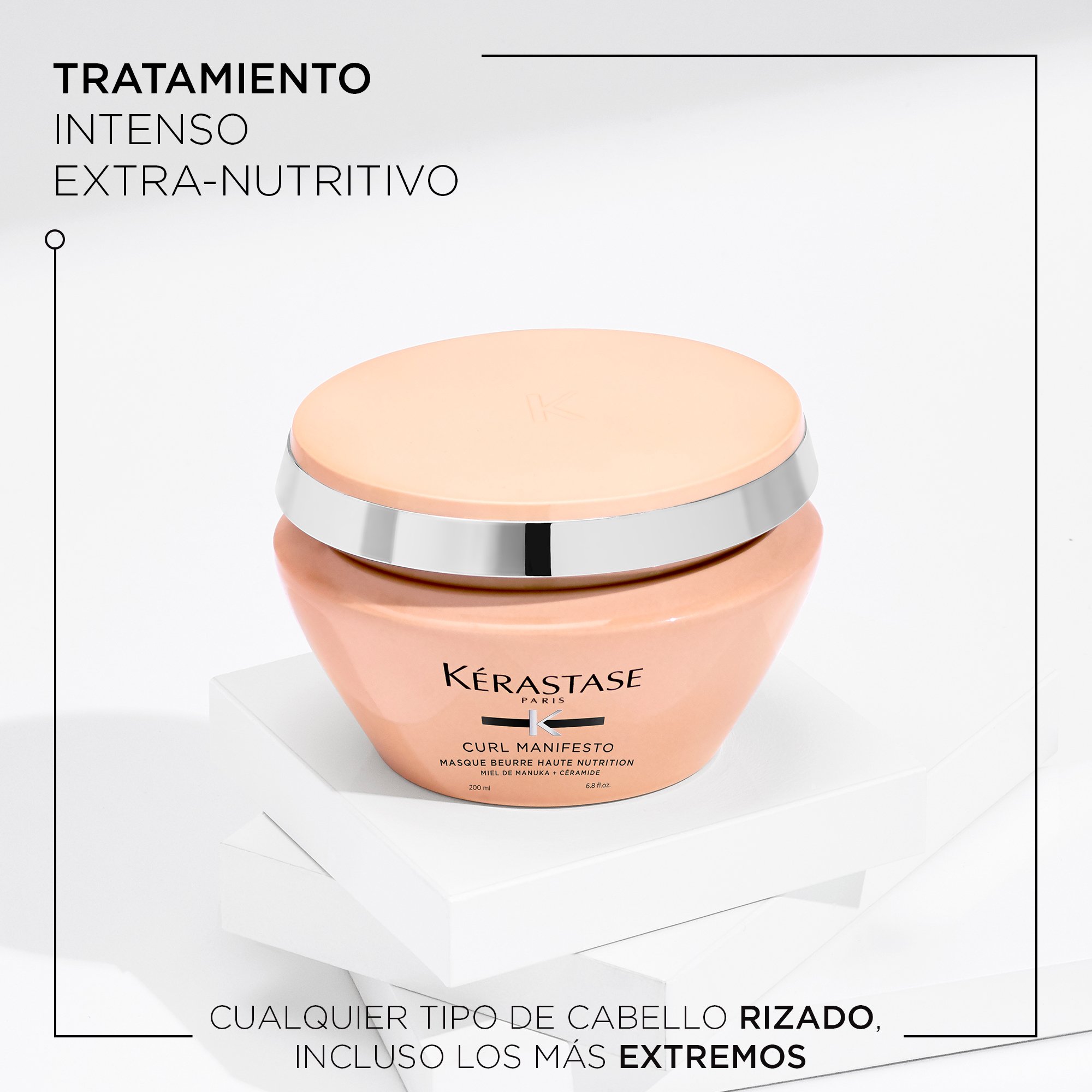 MASCARILLA PARA RULOS MASQUE BEURRE HAUTE NUTRITION CURL MANIFESTO 200 ML - 2