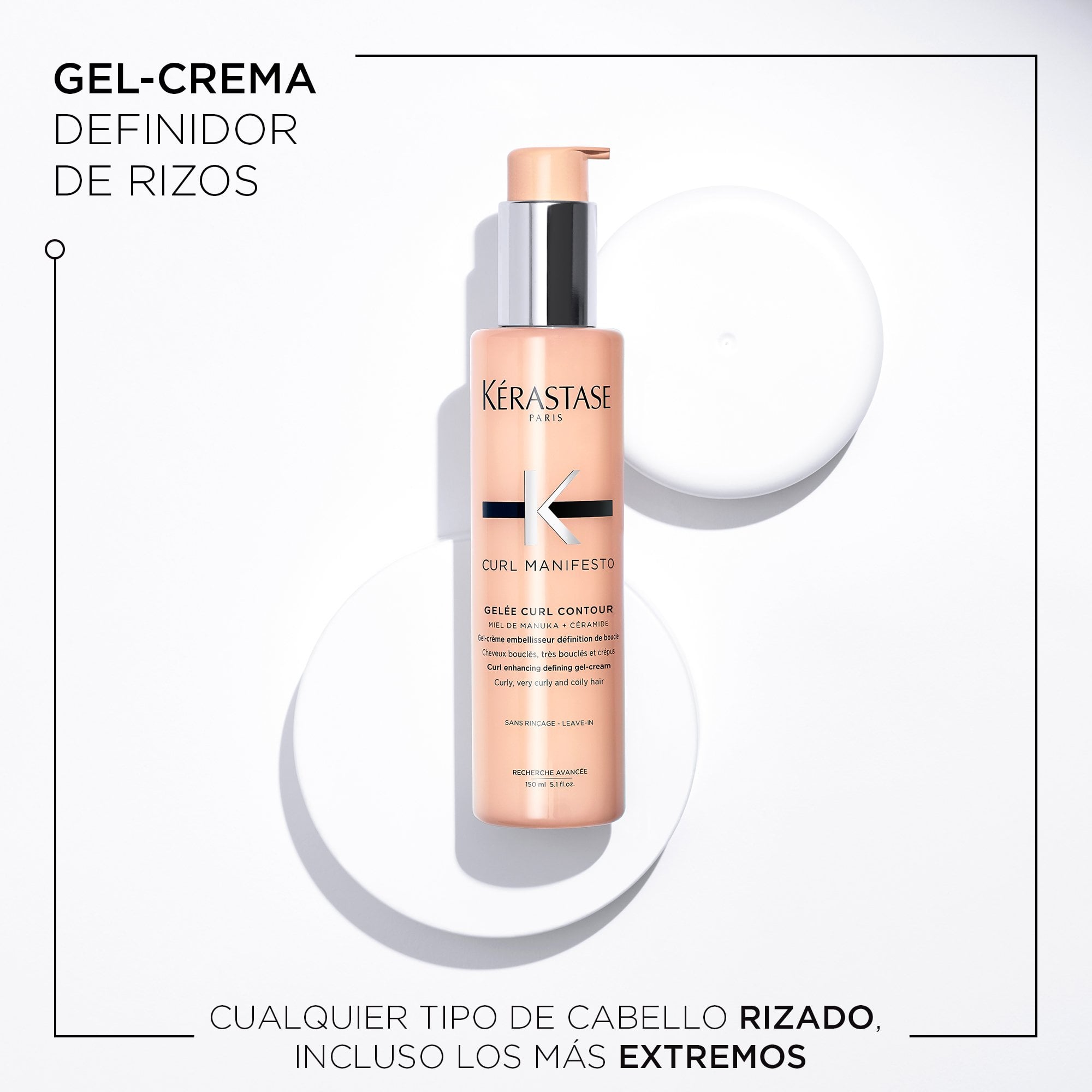 CREMA PARA RULOS GELÉE CURL CONTOUR CURL MANIFESTO 150ML - 2