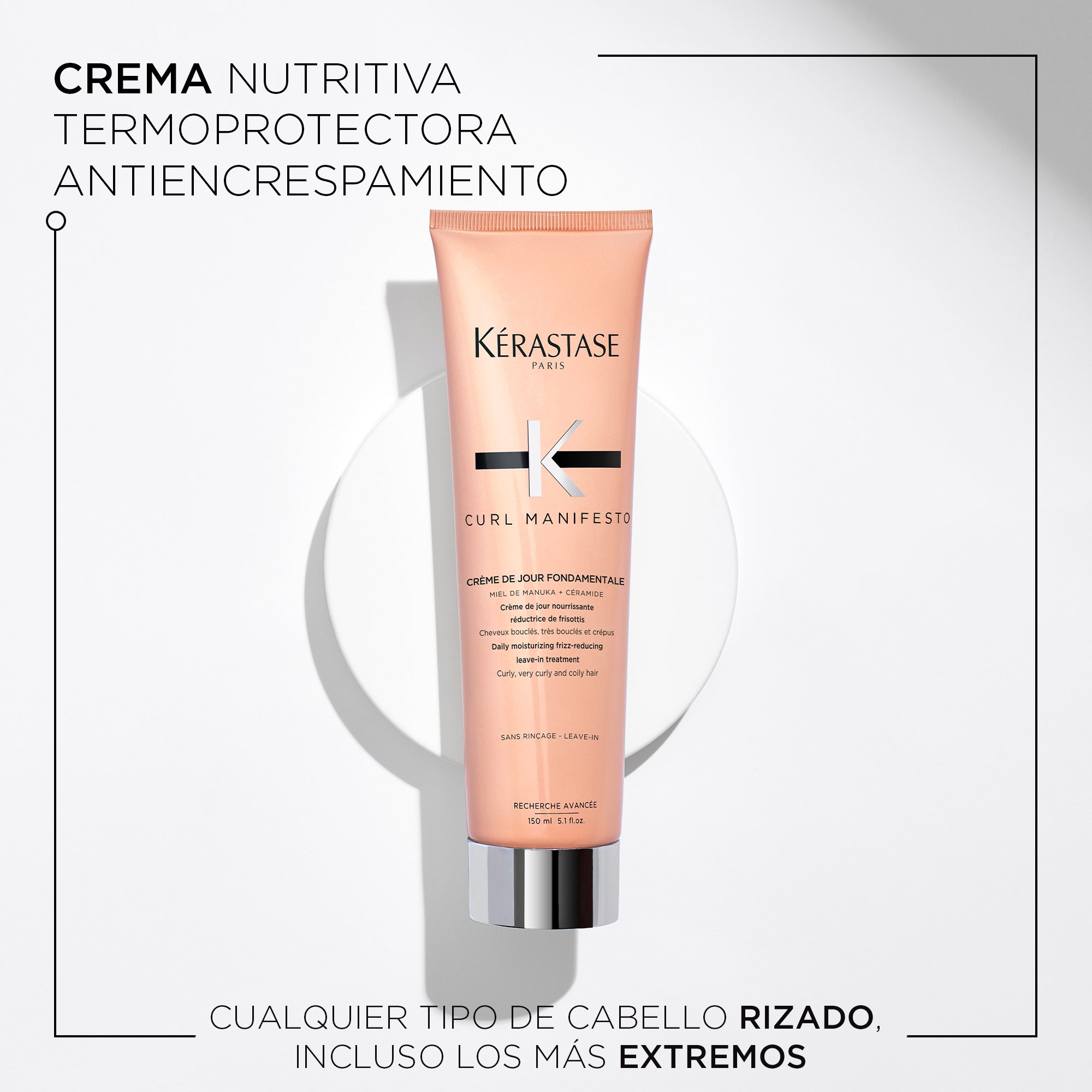 CREMA PARA RULOS CRÈME DE JOUR FONDAMENTALE CURL MANIFESTO 150 ML - 2