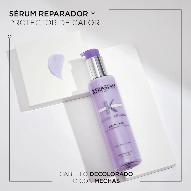 PROTECTOR TÉRMICO CON ÁCIDO HIALURÓNICO PARA TODO TIPO DE CABELLO RUBIO CICAPLASME 150ML - 2