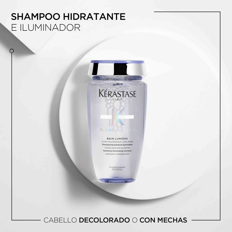 SHAMPOO PARA CABELLO RUBIO BAIN LUMIERE 250ML - 2