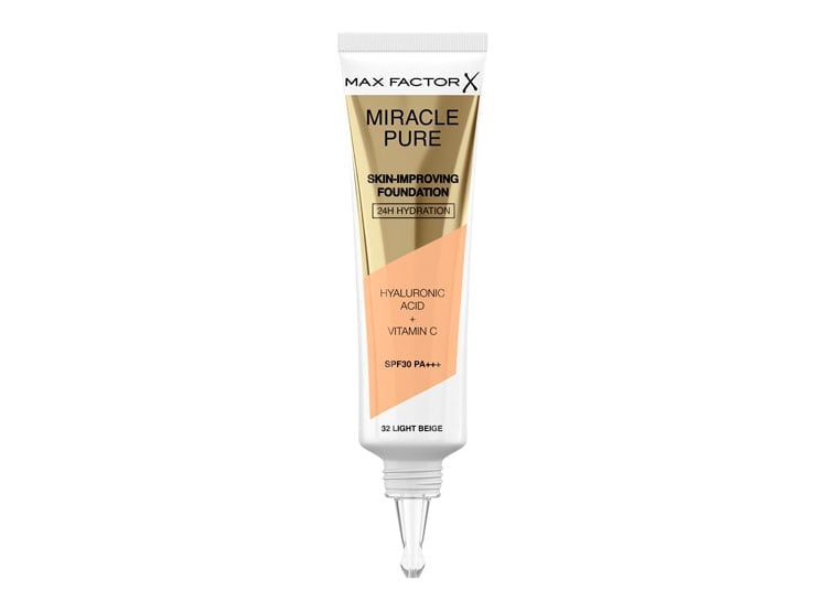 BASE MAX FACTOR MIRACLE PURE LIGHT BEIGE SPF30 30ML - 2