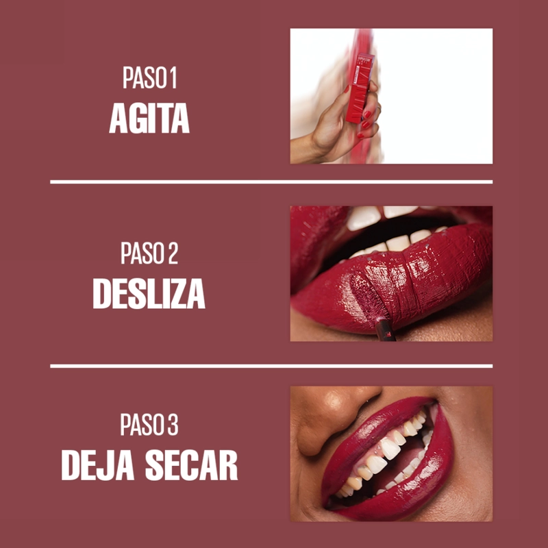 LABIAL MAYBELLINE LÍQUIDO NY VINYL INK WITTY 40 - 4